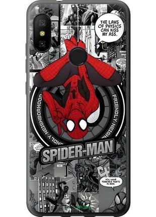 Чехол на xiaomi redmi 6 pro человек паук, spiderman сяоми редми 6 про