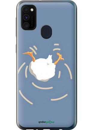 Чехол на samsung galaxy m30s 2019 смешная утка, гусь самсунг м30с 2019