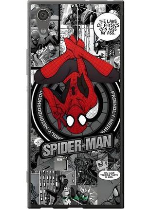Чехол на sony xperia xa1 g3112 человек паук, spiderman сони эксперия ха1 г3112