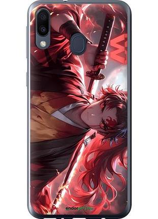 Чехол на samsung galaxy m20 аниме самурай самсунг м20