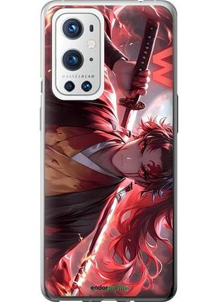 Чехол на oneplus 9 pro аниме воин