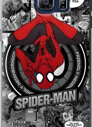 Чехол на samsung galaxy s6 edge plus g928 человек паук, spiderman самсунг с6 эдж плюс г928