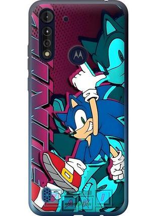 Чехол на motorola g8 power lite соник sonic моторола г8 повер лайт