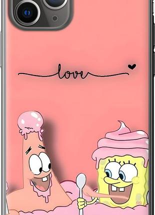 Чехол на iphone 11 pro спанч боб, sponge bob айфон 11 про