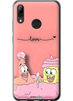 Чехол на huawei p smart 2019 спанч боб