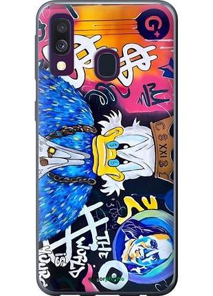 Чехол на samsung galaxy a40 2019 a405f скрудж макдак 2 самсунг а40 2019 а405ф2