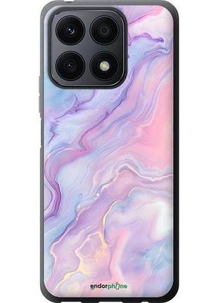 Чехол на huawei honor x8a нежный мрамор хуавей хонор х8a