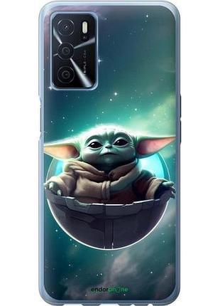 Чехол на oppo a16 малыш йода, грогу оппо а16