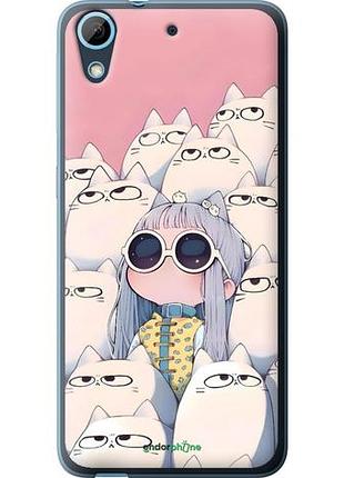Чохол на htc desire 626g малюка з котами