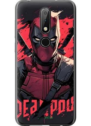 Чехол на nokia 6.1 plus дэдпул, deadpool нокиа 6.1 плюс