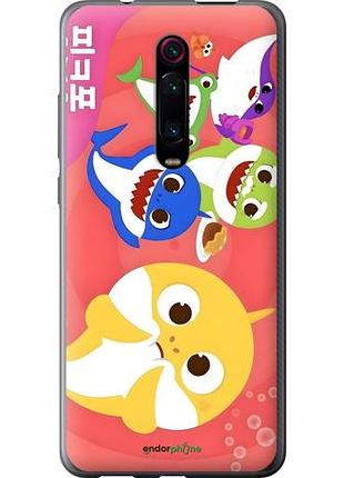 Чехол на xiaomi redmi k20 pro бейби шаркс сяоми редми к20 про