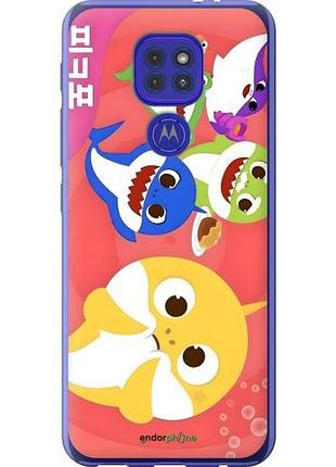 Чехол на motorola g9 play бейби шаркс моторола г9 плей