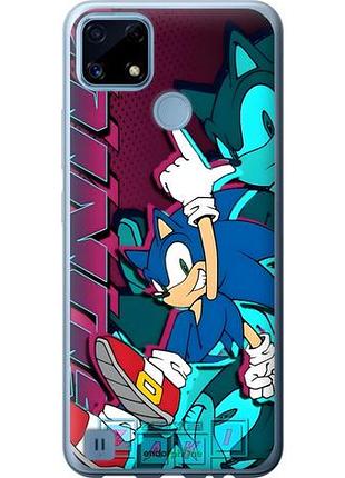 Чехол на realme c21 соник sonic риалми с21