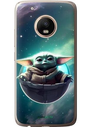 Чехол на motorola moto g5 plus малыш йода, грогу моторола мото г5 плюс