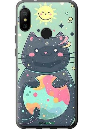 Чехол на xiaomi redmi 6 pro милый котик сяоми редми 6 про