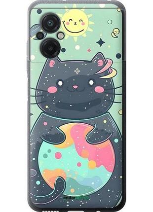 Чехол на xiaomi poco m5 милый котик сяоми поко м5