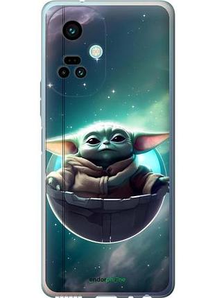 Чехол на tecno camon 19 pro (ci8n) малыш йода, грогу текно камон 19 про (си8n)