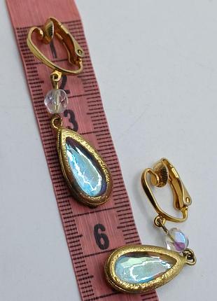 Серьги клипсы чехословакия 3