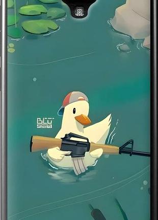 Чехол на lenovo a536 уточка с автоматом леново а536