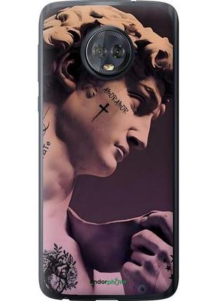 Чехол на motorola moto g6 plus давид тату моторола мото г6 плюс