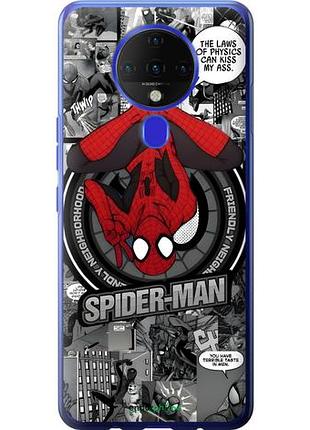 Чехол на tecno spark 6 ke7 человек паук, spiderman текно спарк 6 ке7
