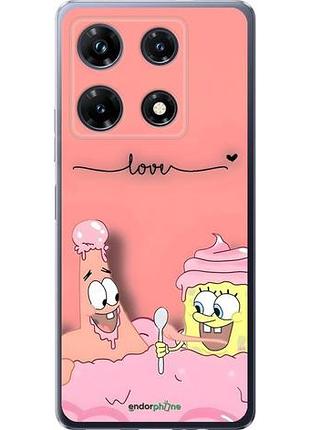 Чехол на infinix note 30 pro спанч боб, sponge bob инфикс ноут 30 про