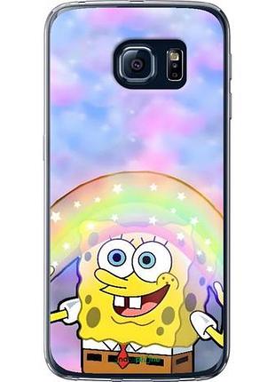 Чехол на samsung galaxy s6 g920 спанч боб, sponge bob самсунг с6 г920