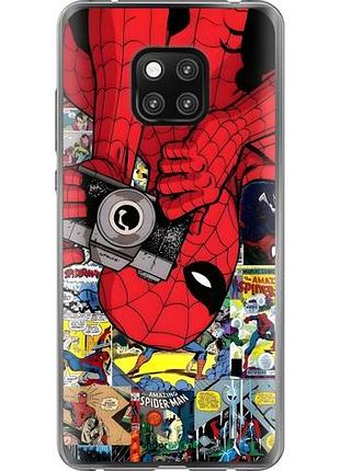 Чехол на huawei mate 20 pro человек паук, spiderman 2 хуавей мейт 20 про 2