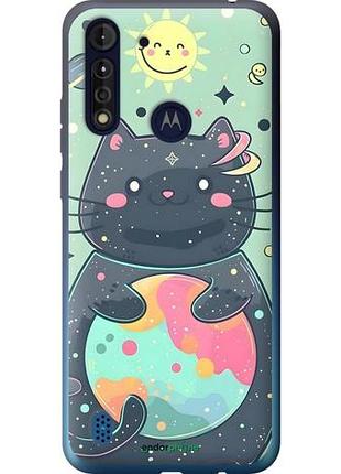 Чехол на motorola g8 power lite милый котик моторола г8 повер лайт