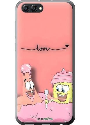 Чехол на huawei honor v10 / view 10 спанч боб, sponge bob хуавей хонор в10 / вью 10