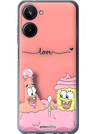 Чехол на realme 10 спанч боб, sponge bob риалми 10