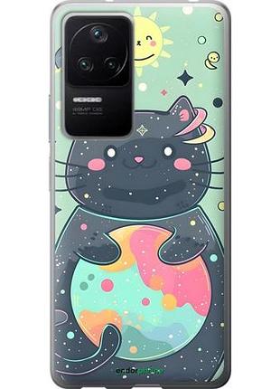 Чехол на xiaomi redmi k40s милый котик сяоми редми к40с