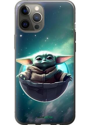 Чехол на iphone 12 pro max малыш йода, грогу айфон 12 про макс