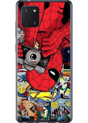 Чехол на samsung galaxy note 10 lite человек паук, spiderman 2 самсунг ноут 10 лайт 2