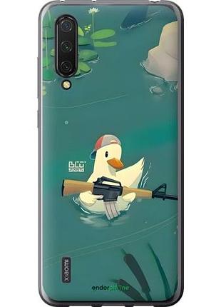 Чехол на xiaomi mi cc9 уточка с автоматом сяоми ми сс9