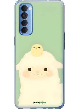 Чехол на oppo reno 4 pro барашек и ципленок оппо рено 4 про