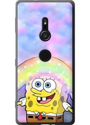 Чехол на sony xperia xz2 h8266 спанч боб, sponge bob сони эксперия хз2 х8266