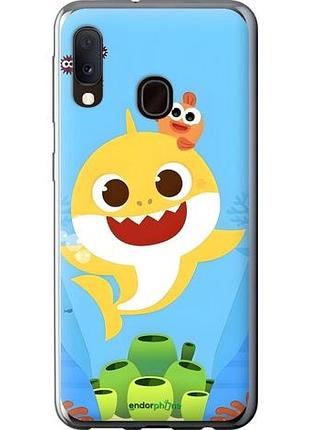 Чехол на samsung galaxy a20e a202f бейби шарк самсунг а20e а202ф