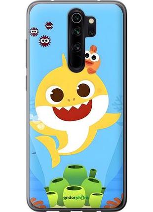 Чохол на xiaomi redmi note 8 pro бейбі шарк