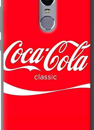 Чехол на xiaomi redmi note 4 кока кола