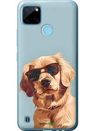 Чохол на realme c25y пес в окулярах