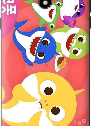 Чехол на samsung galaxy j7 j730 (2017) бейби шаркс самсунг й7 й730 (2017)