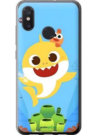 Чехол на xiaomi mi8 бейби шарк сяоми ми8