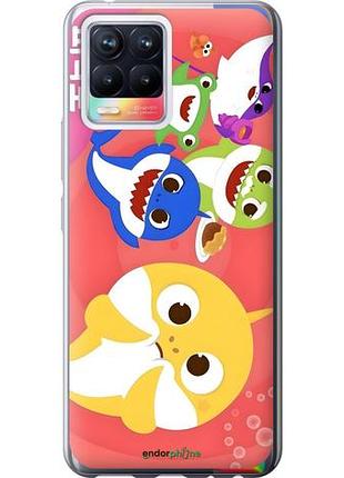 Чехол на realme 8 бейби шаркс риалми 8