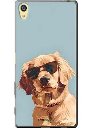 Чехол на sony xperia z5 e6633 пес в очках сони эксперия зет5 е6633