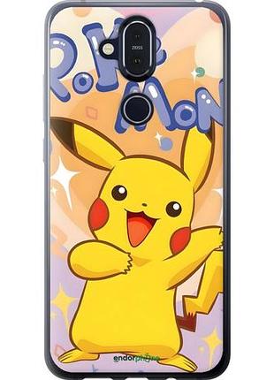Чехол на nokia 8.1 пикачу