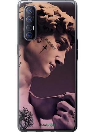 Чехол на oppo reno 3 pro давид тату оппо рено 3 про