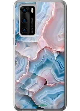 Чехол на huawei p40 мрамор хуавей п40