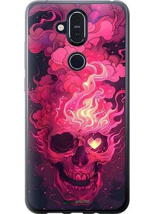 Чехол на nokia 8.1 череп арт