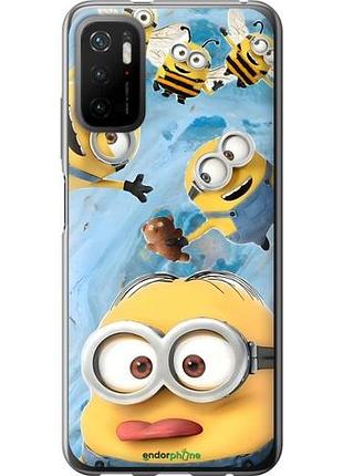 Чехол на xiaomi redmi note 10 5g миньоны сяоми редми ноут 10 5г